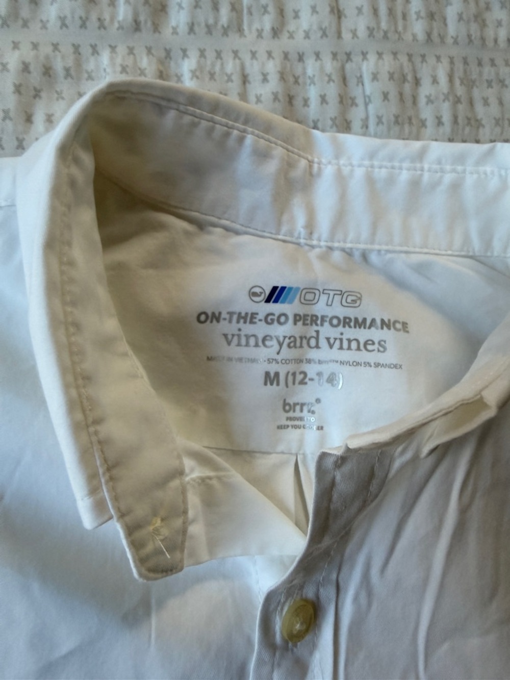 Vineyard Vines Boys White and Light Blue Button-Down Shirts - Picture 6 of 7